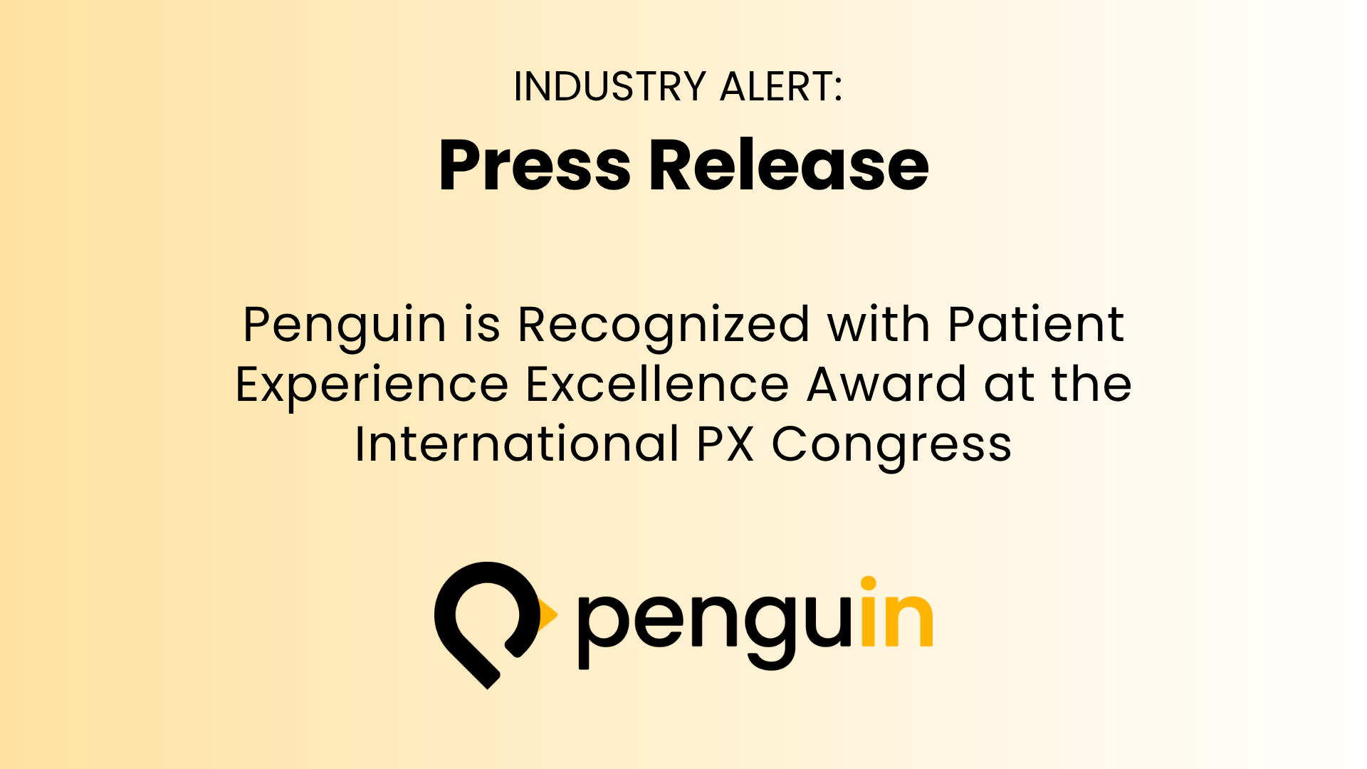 Patient Experience Excellence Award at International PX Congress